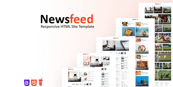 [Free Download] Newsfeed – Responsive News Magazine Bootstrap 5 Site ...