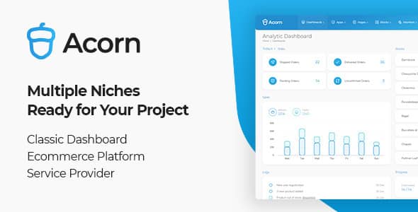 [Free Download] Acorn – Bootstrap 5 Html Laravel .Net Admin Template (Nulled) [Latest Version]
