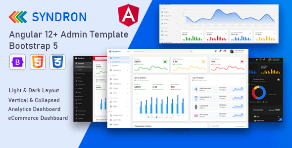 [Free Download] Syndron – Angular 12+ Bootstrap 5 Admin Template (Nulled) [Latest Version]